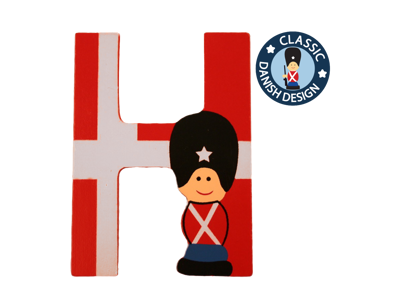 Wooden Letter Guardsman And Flag H