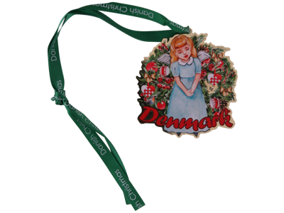 Christmas Ornament Angel Girl Blue