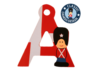 Wooden Letter Guardsman And Flag Å