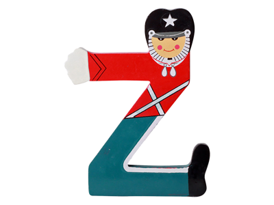 Wooden Letter Guard Z