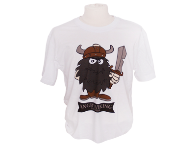 T-shirt, Angry Viking, Black