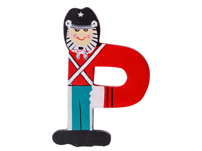 Wooden Letter Guard P