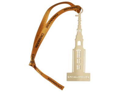 Bookmark Christiansborg Gold Color Plated Metal